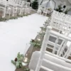 Fehér chiavari szék bérlés esküvőre, rendezvényre